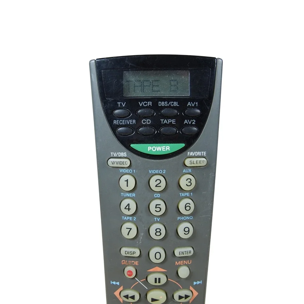 Sony RM-V60 Universal Remote Control TV VCR Receiver Commander with LCD‎ Display
